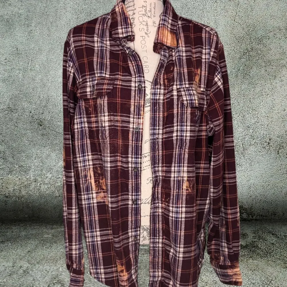 Hocus Pocus Witches Custom Flannel Shirt, Halloween Large - Picture 5 of 9